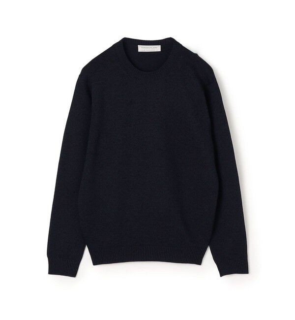 TOMORROWLAND MENS「【WEB先行予約】TOMORROWLAND tricot メリノベーシック クルーネックプルオーバーニット」|ニット・セーター|68 ネイビー