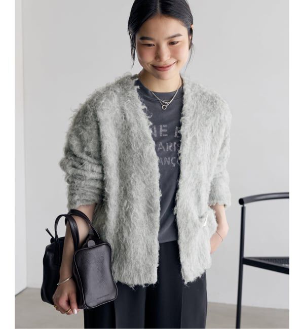 Plage「《予約》Shaggy fur カーディガン」|カーディガン|
