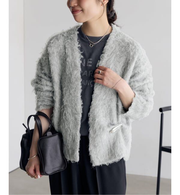 Plage「《予約》Shaggy fur カーディガン」|カーディガン|