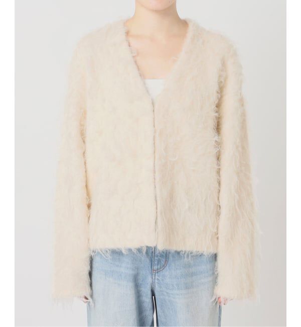 Plage「《予約》Shaggy fur カーディガン」|カーディガン|