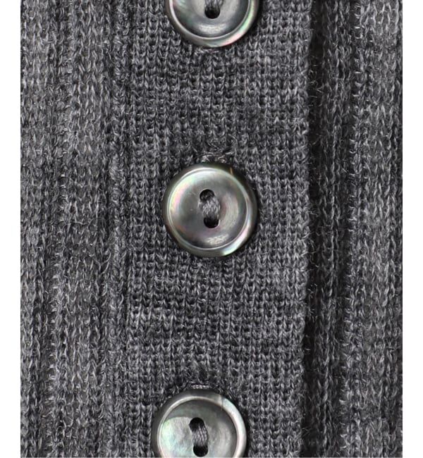 Plage「《追加予約》RIB BUTTON カーディガン」|カーディガン|