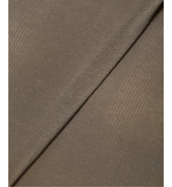 SLOBE IENA「《追加8》miller SLOBE別注 SHEER RIB クルーネック」|Tシャツ・カットソー|