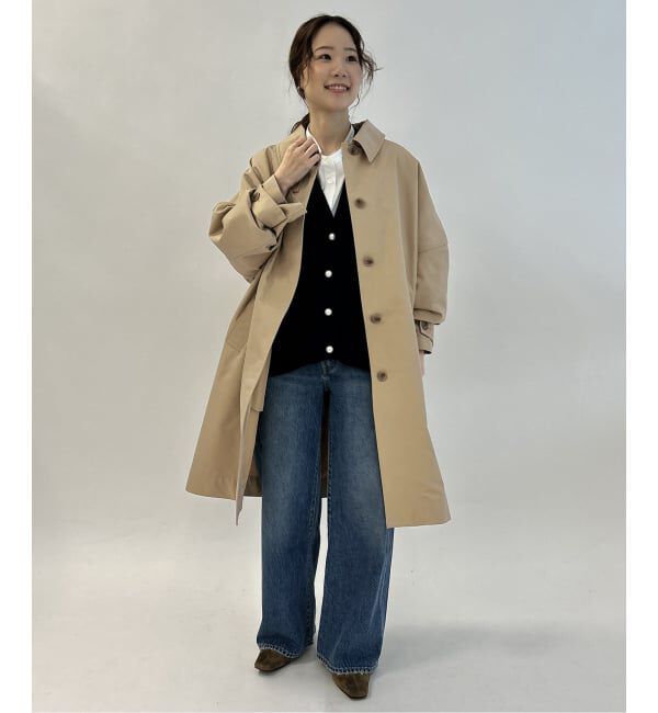 SLOBE IENA「《WEB限定/追加》ドルマンスリーブコート」|ステンカラーコート|