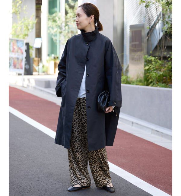 SLOBE IENA「《WEB限定/追加》ドルマンスリーブコート」|ステンカラーコート|