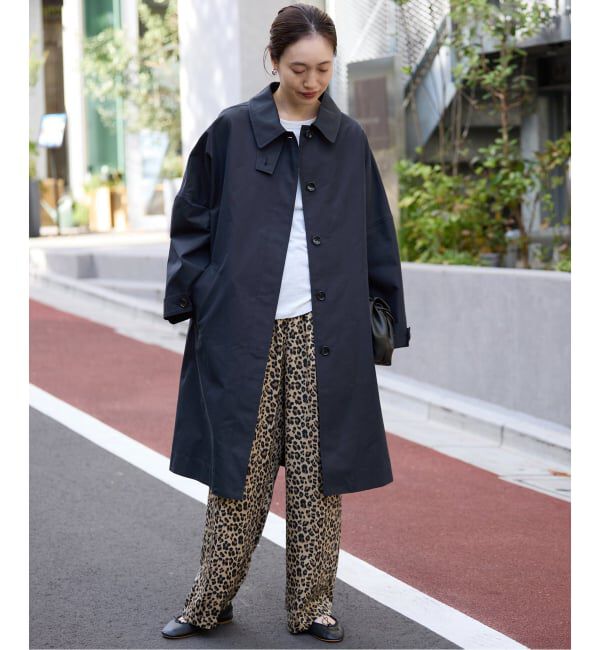 SLOBE IENA「《WEB限定/追加》ドルマンスリーブコート」|ステンカラーコート|
