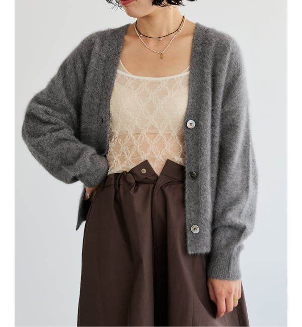 IENA LA BOUCLE「IENA LA BOUCLE ダイヤlaceキャミソール」|キャミソール|