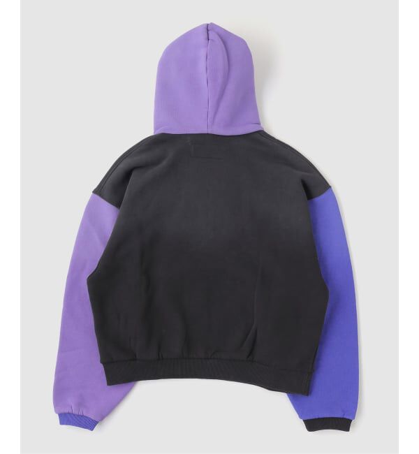 PULP「ERL / イーアールエル UNISEX COLOR BLOCK HOODIE KNIT」|ニット・セーター|