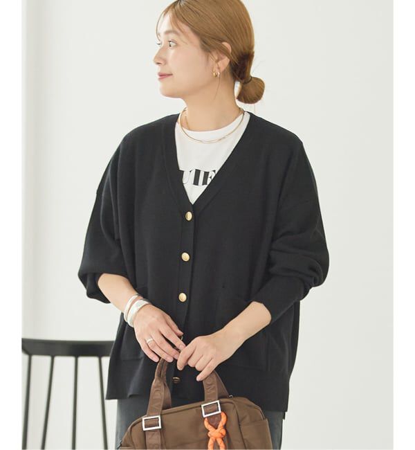 JOURNAL STANDARD「《WEB限定予約》ウォッシャブルTEXBRID Vネックカーディガン」|カーディガン|