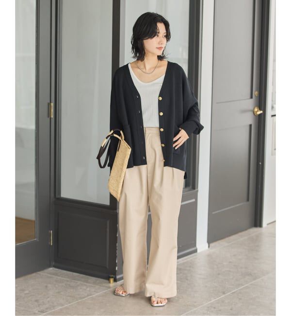 JOURNAL STANDARD「《WEB限定予約》ウォッシャブルTEXBRID Vネックカーディガン」|カーディガン|