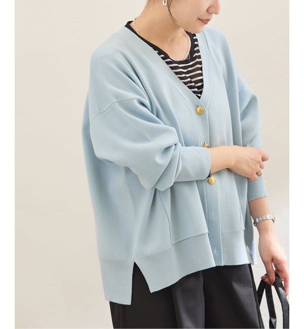 JOURNAL STANDARD「《WEB限定予約》ウォッシャブルTEXBRID Vネックカーディガン」|カーディガン|