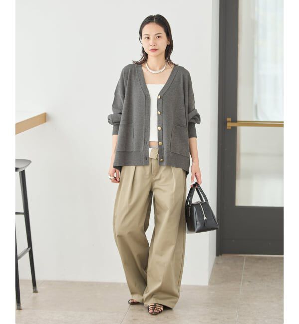 JOURNAL STANDARD「《WEB限定予約》ウォッシャブルTEXBRID Vネックカーディガン」|カーディガン|