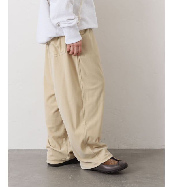 journal standard luxe「《予約》ベロア イージーパンツ」|その他|ベージュ