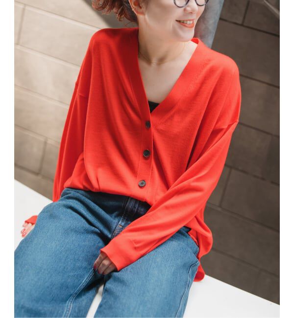 Spick and Span「《新色有り / 追加》18G カーディガン」|カーディガン|