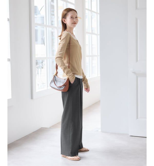 U by SPICK&SPAN「《追加 / 新色》フェイクレイヤードガーゼフライストップス」|Tシャツ・カットソー|