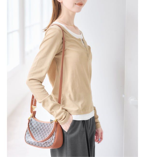 U by SPICK&SPAN「《追加 / 新色》フェイクレイヤードガーゼフライストップス」|Tシャツ・カットソー|