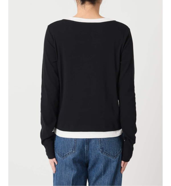 U by SPICK&SPAN「《追加 / 新色》フェイクレイヤードガーゼフライストップス」|Tシャツ・カットソー|