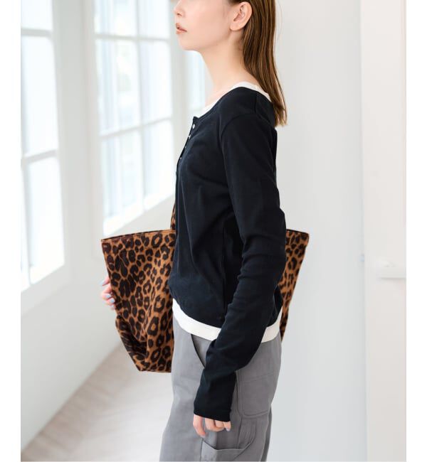 U by SPICK&SPAN「《追加 / 新色》フェイクレイヤードガーゼフライストップス」|Tシャツ・カットソー|