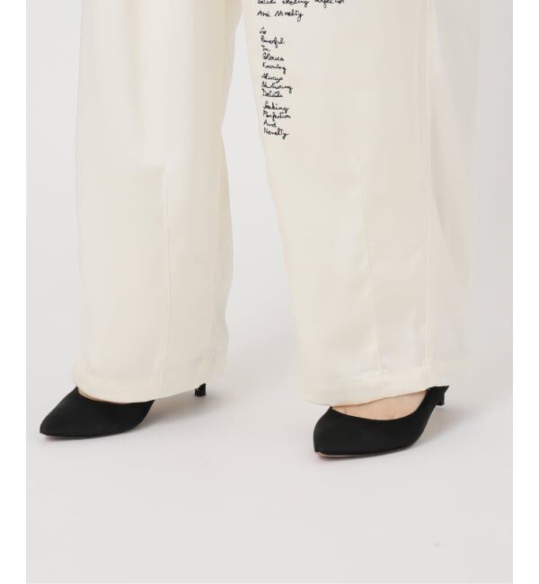 Spick and Span「《40周年 / 予約》Audrey demarre*Spick & Span satin pants」|その他|