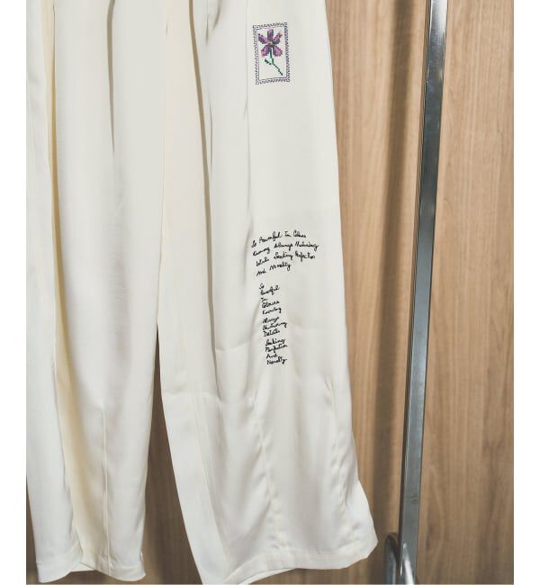 Spick and Span「《40周年 / 予約》Audrey demarre*Spick & Span satin pants」|その他|