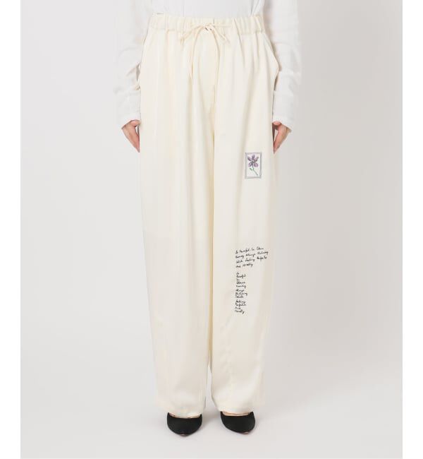 Spick and Span「《40周年 / 予約》Audrey demarre*Spick & Span satin pants」|その他|
