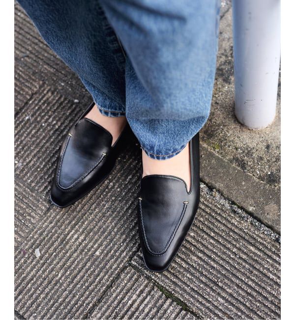  「スクエアステッチソフトローファー」|ローファー|