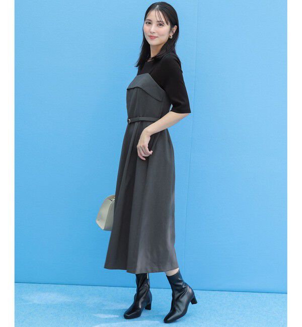 ANY SIS「【23.0cm~24.0cm】ストレッチショートブーツ」|ショートブーツ|