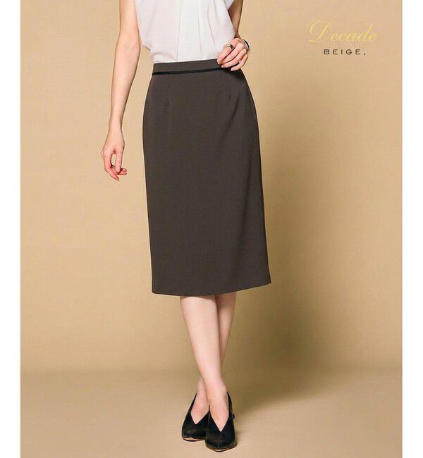 BEIGE,「【セットアップ対応】CINDY / タイトスカート」|スカート|Brown &times;Black