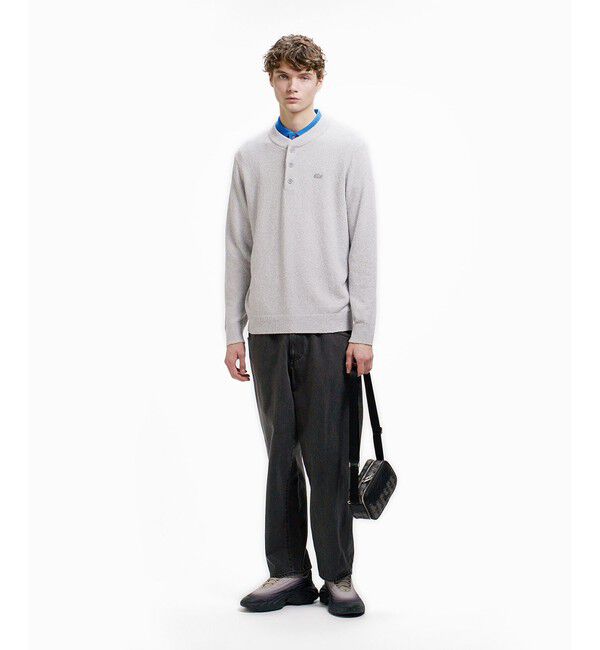 LACOSTE「ブークレー ヘンリーネックニットセーター」|ニット・セーター|