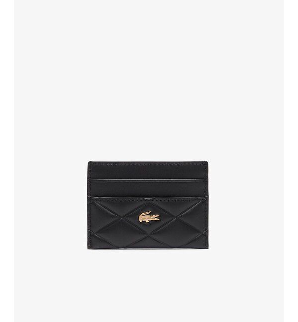 LACOSTE「クロコダイル キルティングレザーカードケース」|名刺入れ・カードケース|
