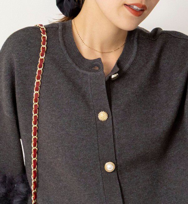 NOLLEY'S「【TORRAZZO DONNA/トラッゾドンナ】2WAY Rabbit Fur knit Top」|カーディガン|