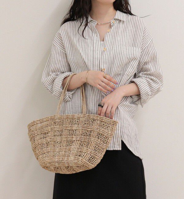 fredy emue「【BAGMATI/バグマティ】格子編みアバカトートバッグ」|トートバッグ|