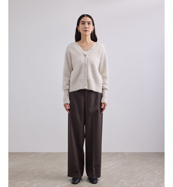 SALON adam et rope'「フォックスカシミア2WAYVネックカーディガン」|カーディガン|