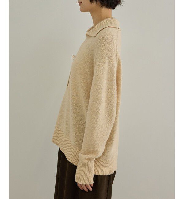 SALON adam et rope'「COTTON/YAC ラメスキッパープルオーバー」|ニット・セーター|
