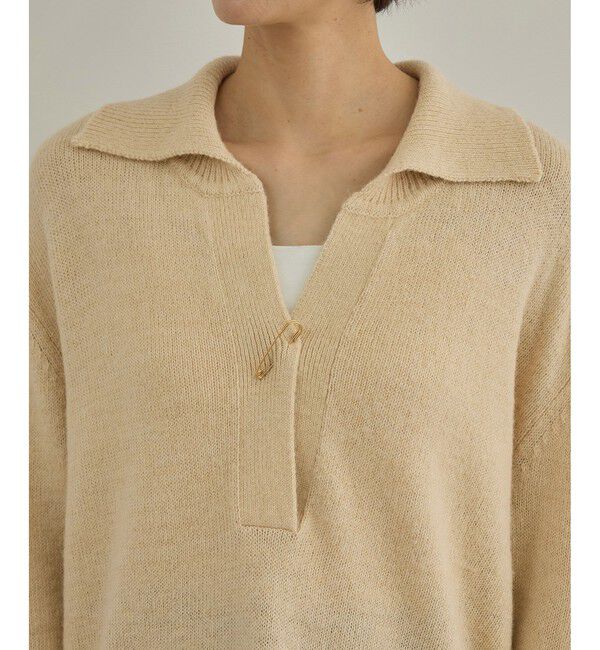 SALON adam et rope'「COTTON/YAC ラメスキッパープルオーバー」|ニット・セーター|