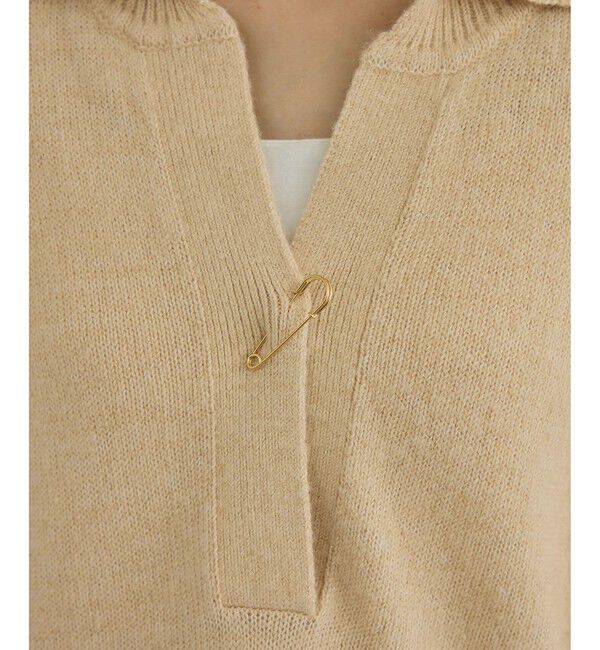 SALON adam et rope'「COTTON/YAC ラメスキッパープルオーバー」|ニット・セーター|