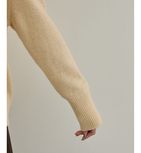 SALON adam et rope'「COTTON/YAC ラメスキッパープルオーバー」|ニット・セーター|
