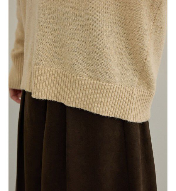 SALON adam et rope'「COTTON/YAC ラメスキッパープルオーバー」|ニット・セーター|
