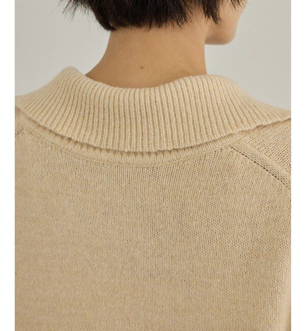 SALON adam et rope'「COTTON/YAC ラメスキッパープルオーバー」|ニット・セーター|