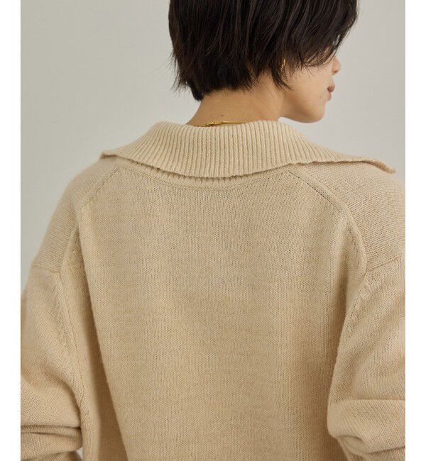 SALON adam et rope'「COTTON/YAC ラメスキッパープルオーバー」|ニット・セーター|