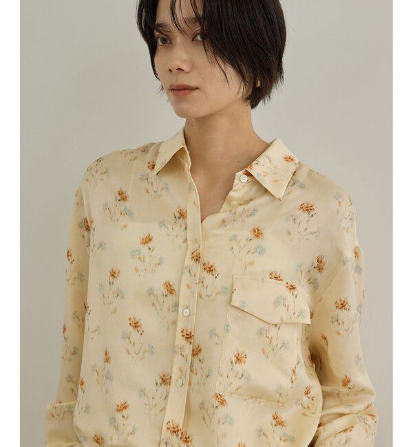 SALON adam et rope'「VINTAGE FLOWERプリントシャツ / セットアップ対応」|シャツ・ブラウス|