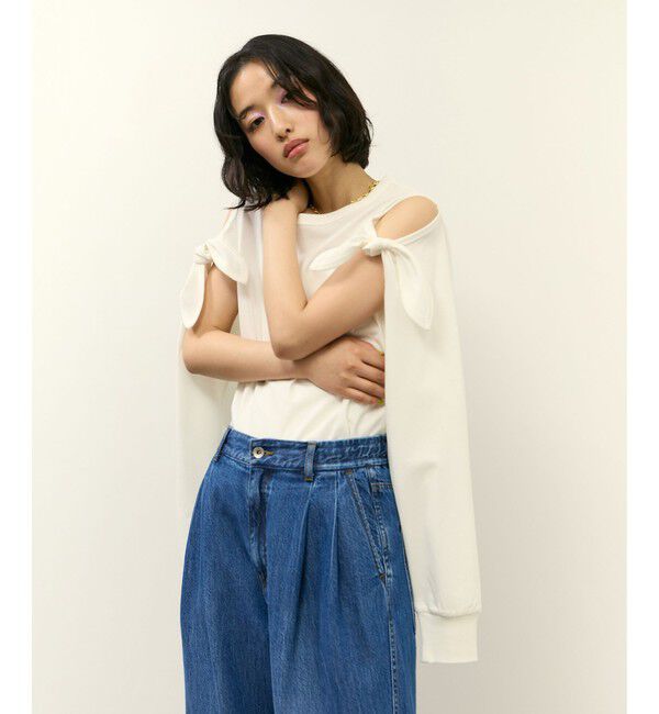 ADAM ET ROPE'「2WAYノットプルオーバー」|Tシャツ・カットソー|
