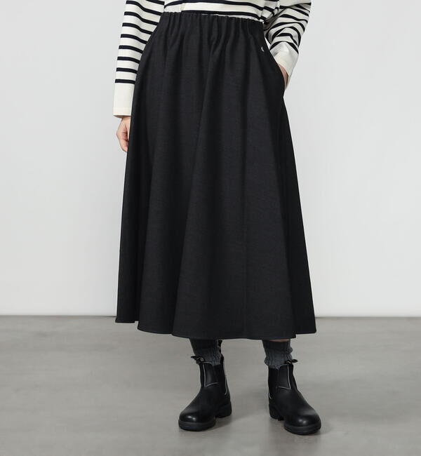 ORCIVAL「ORCIVAL | ツイルストレッチ ロングギャザースカート WOMEN」|スカート|