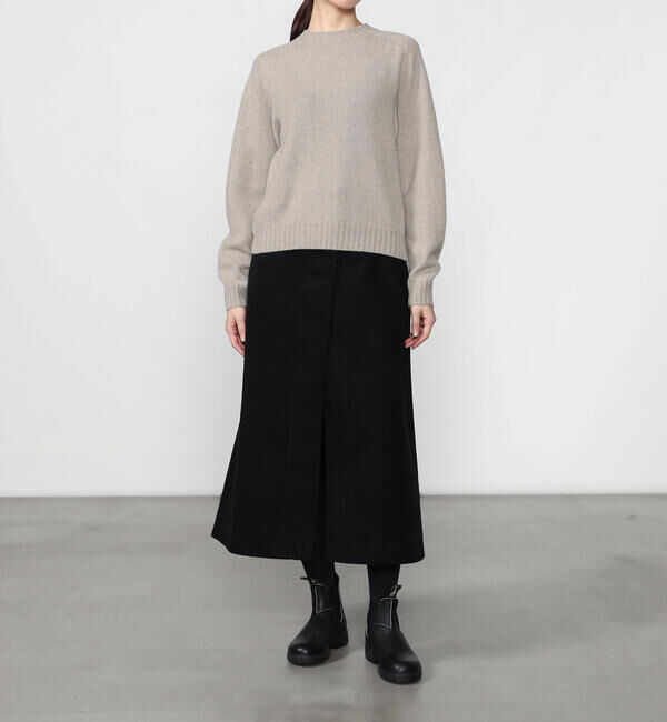 Morris & Sons「MORRIS & SONS | ジーロンラム クルーネックニット WOMEN」|ニット・セーター|