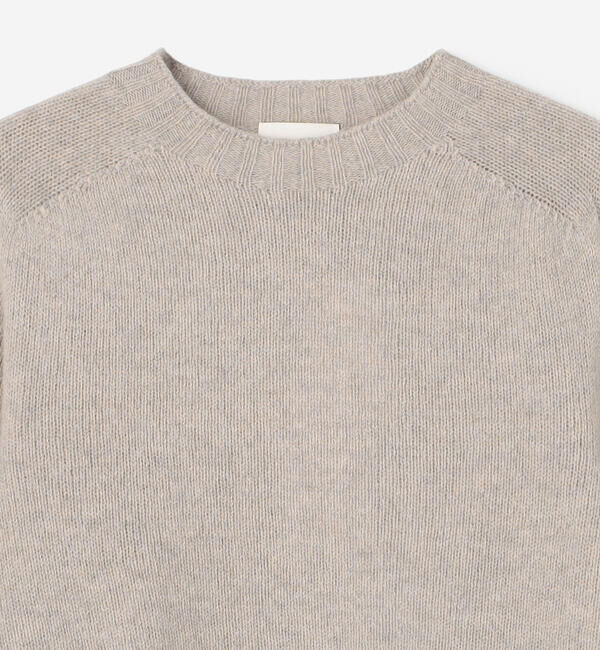 Morris & Sons「MORRIS & SONS | ジーロンラム クルーネックニット WOMEN」|ニット・セーター|
