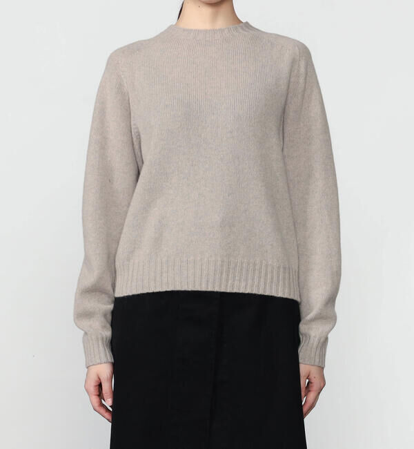 Morris & Sons「MORRIS & SONS | ジーロンラム クルーネックニット WOMEN」|ニット・セーター|