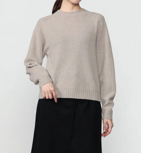 Morris & Sons「MORRIS & SONS | ジーロンラム クルーネックニット WOMEN」|ニット・セーター|