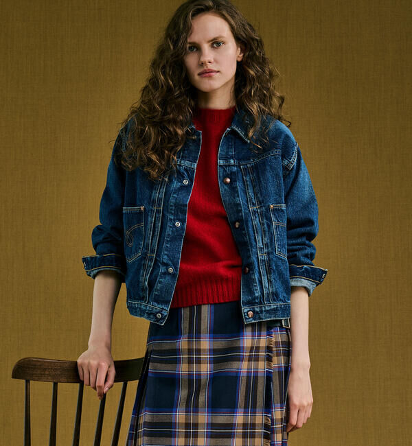 Morris & Sons「MORRIS & SONS | ジーロンラム クルーネックニット WOMEN」|ニット・セーター|