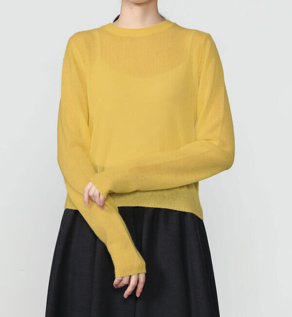 Morris & Sons「MORRIS & SONS | ジーロンラム クルーネックニット WOMEN」|ニット・セーター|