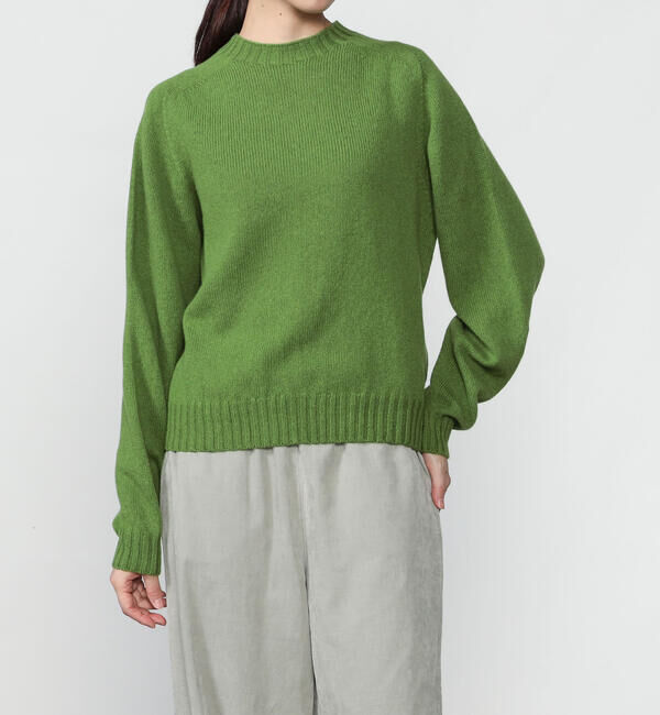 Morris & Sons「MORRIS & SONS | ジーロンラム クルーネックニット WOMEN」|ニット・セーター|