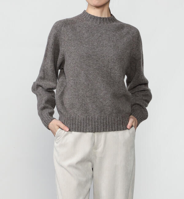Morris & Sons「MORRIS & SONS | ジーロンラム クルーネックニット WOMEN」|ニット・セーター|
